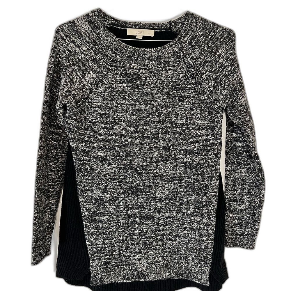 Loft Cozy Woven Sweater, Small